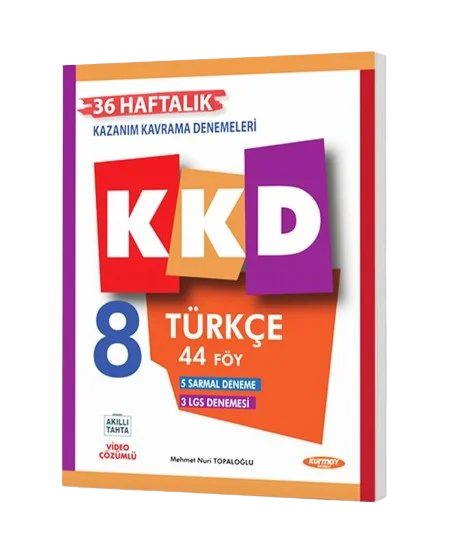 Kurmay Yayınları Lgs 8. Sınıf Türkçe Haftalık Kazanım Kavrama Denemeleri
