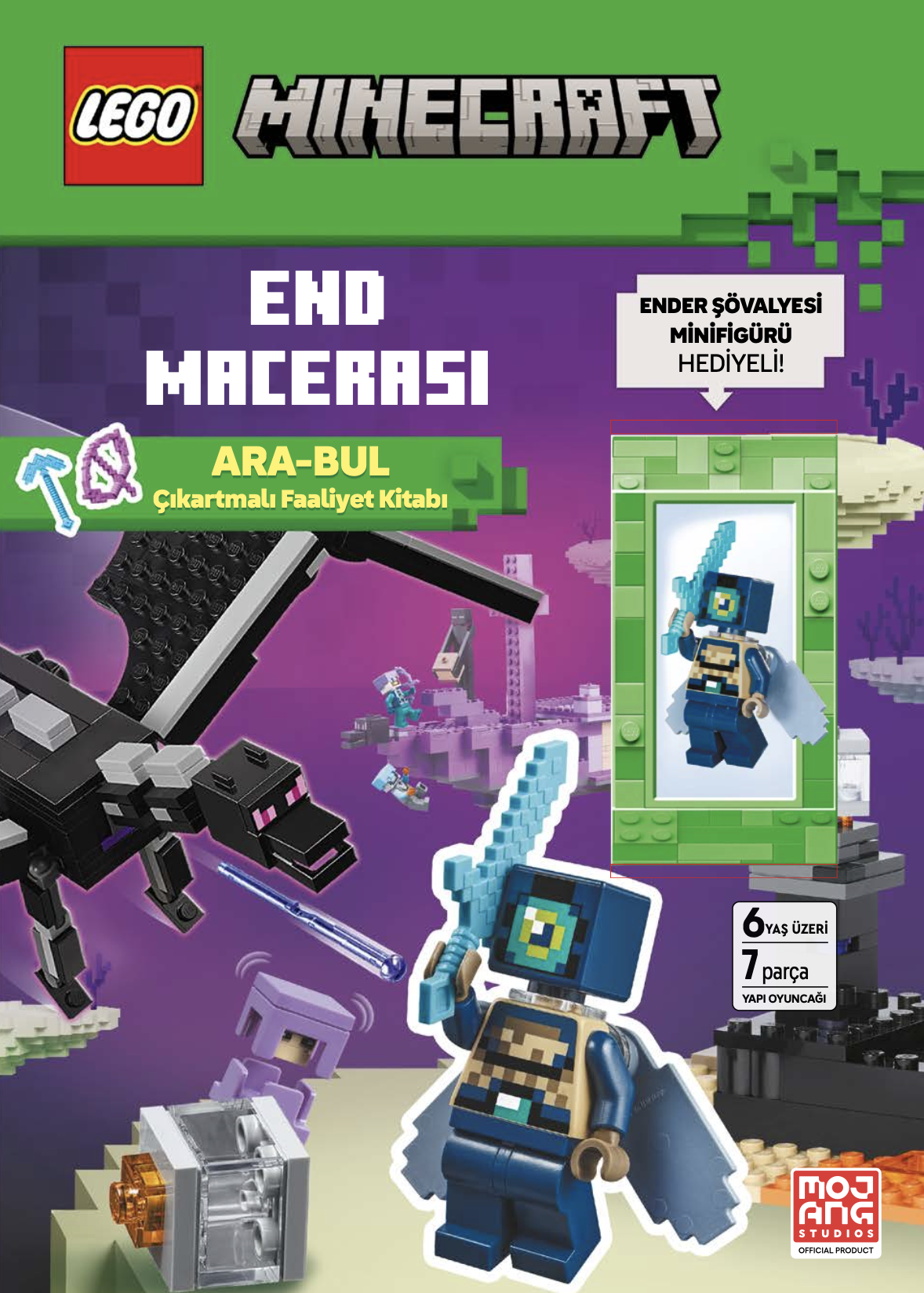 Lego Minecraft End Macerası Ara-Bul Çıkartmalı Faaliyet Kitabı