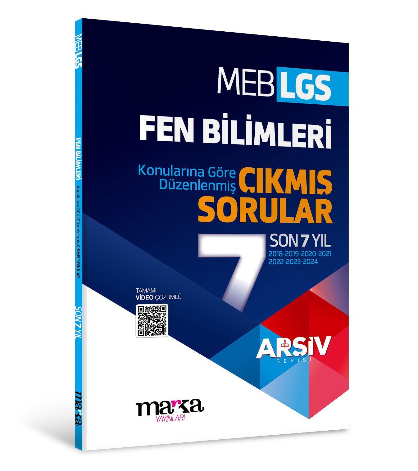 LGS FEN BİLİMLERİ Konularına Göre Düzenlenmiş Son 7 Yıl ÇIKMIŞ SORULAR