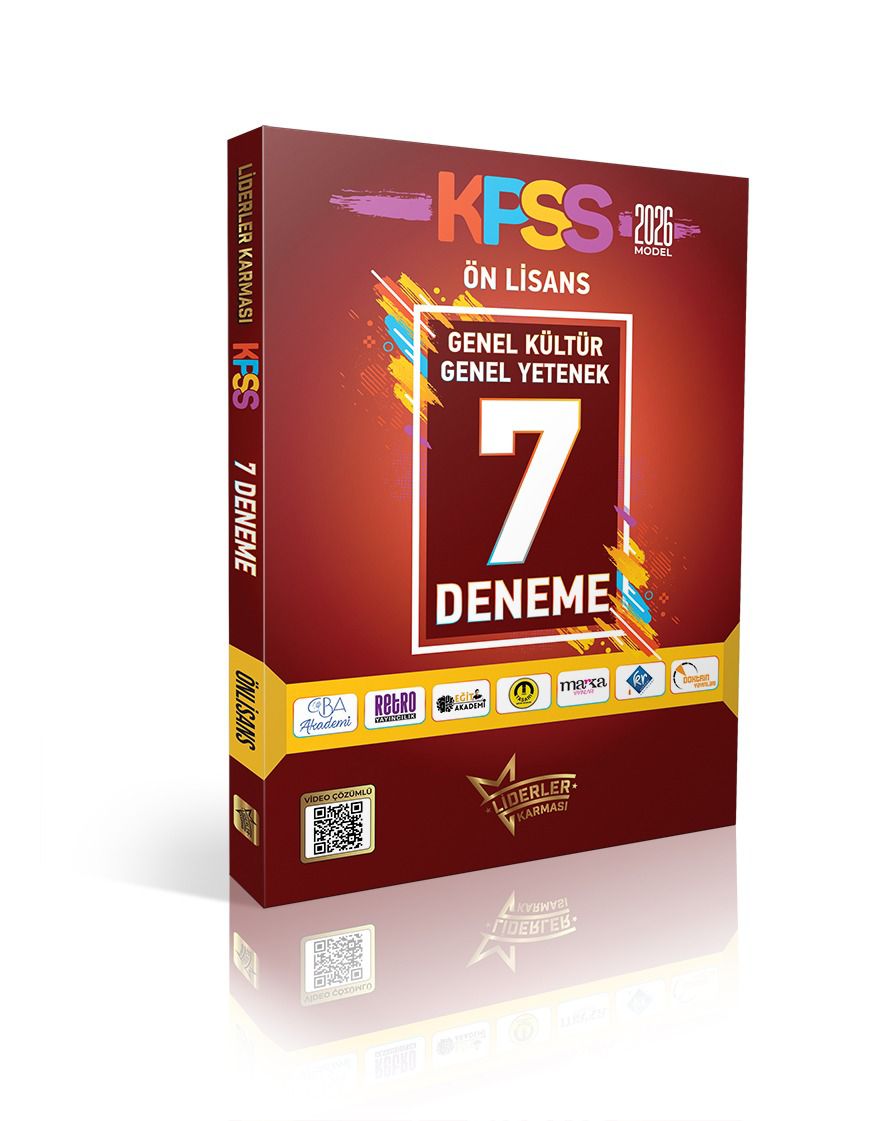 Liderler Karması 2026 KPSS Lise Ön Lisans 7 Deneme