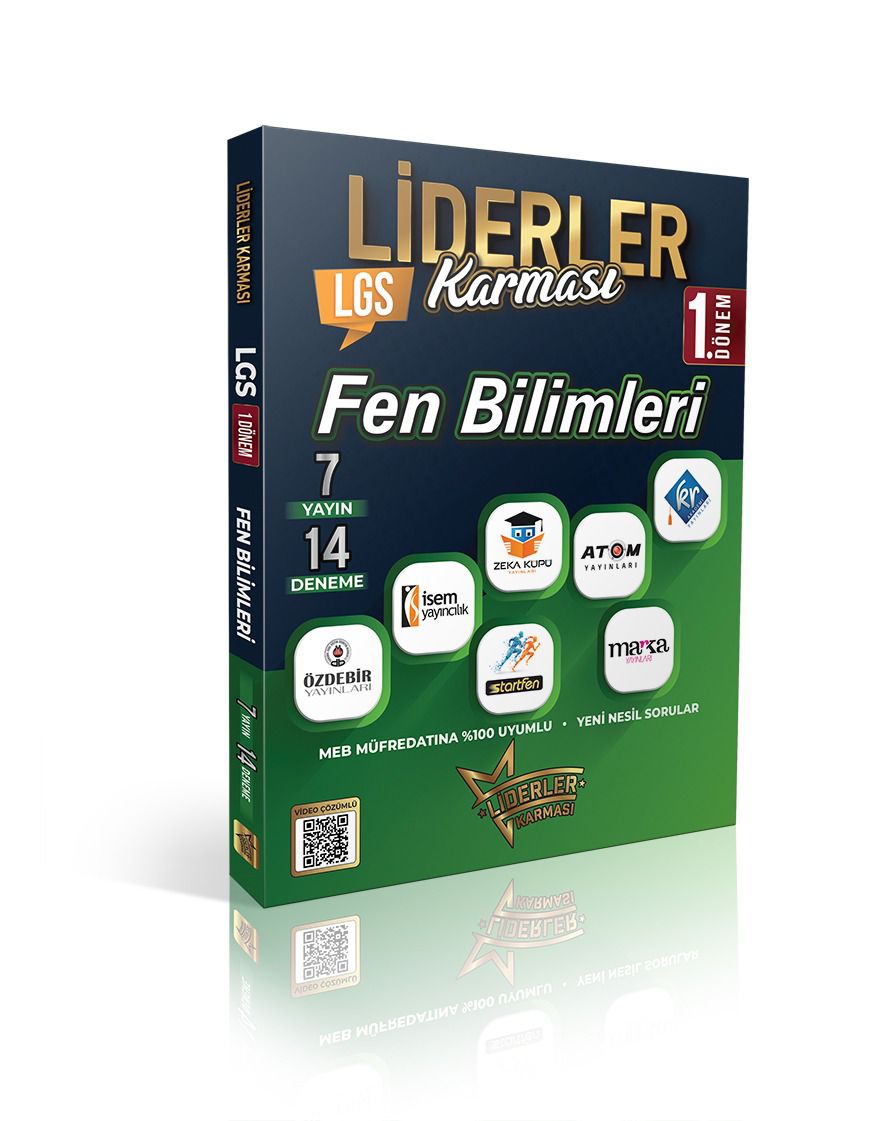 Liderler Karması LGS 8. Sınıf  1. Dönem Fen Bilimleri 7 Yayın 14 Deneme