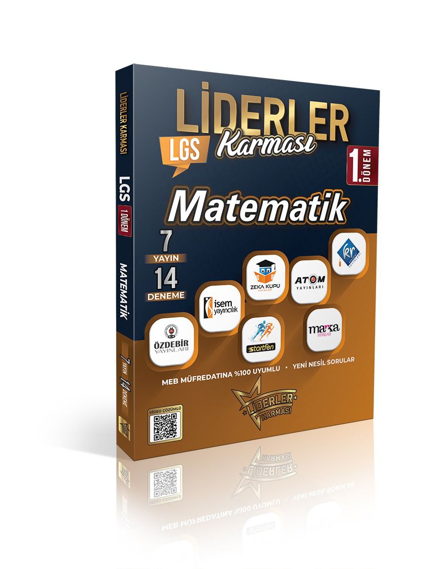 Liderler Karması LGS 8. Sınıf  1. Dönem Matematik 7 Yayın 14 Deneme