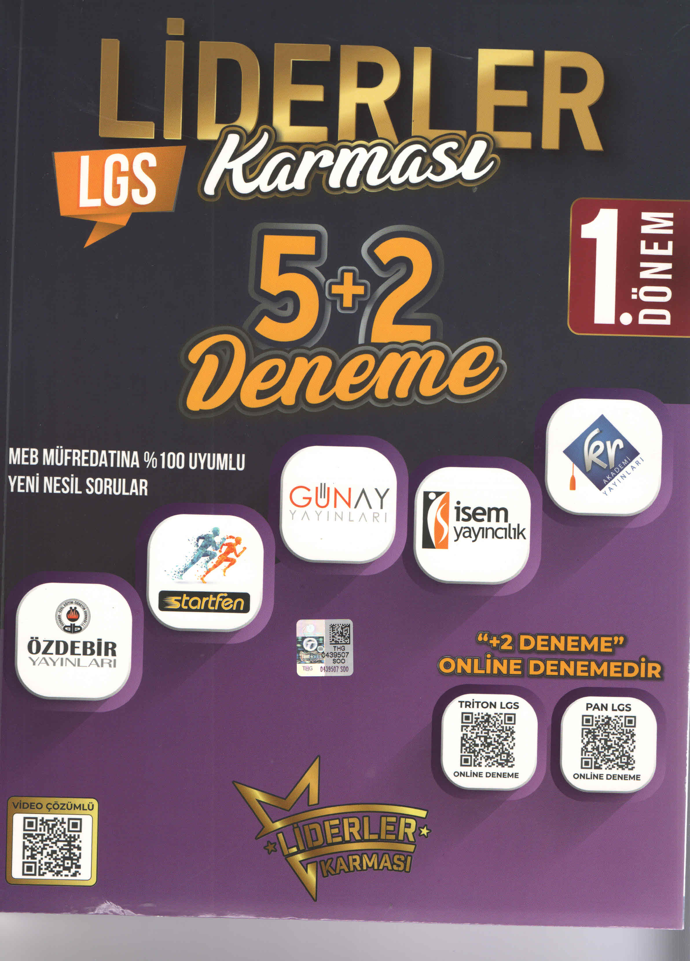 Liderler Karması LGS 8. Sınıf 5+2 1. Dönem Deneme