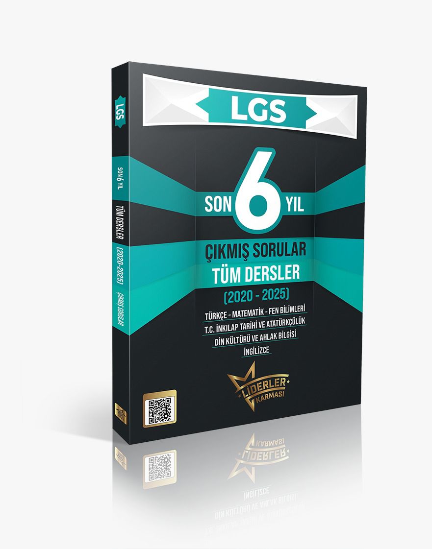 Liderler Karması LGS 8. Sınıf Son 6 Yıl Çıkmış Sorular (2020-2025)