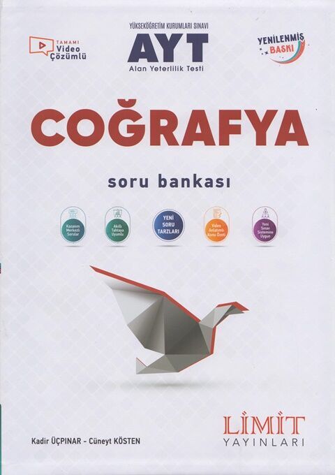 Limit Yayınları Ayt Coğrafya Soru Bankası