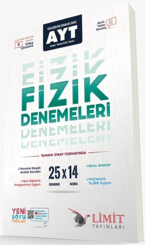 Limit Yayınları AYT Fizik 25 Deneme