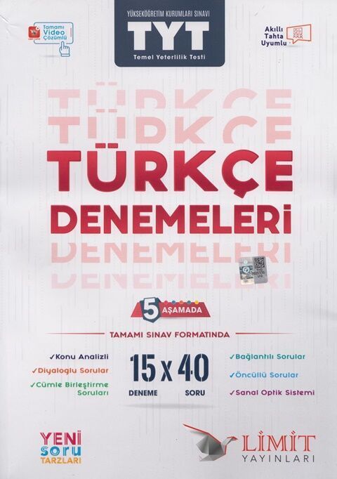 Limit Yayınları Tyt Türkçe  Denemeleri