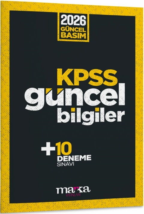 Marka Yayınları  2026 KPSS Güncel Bilgiler 10 Deneme