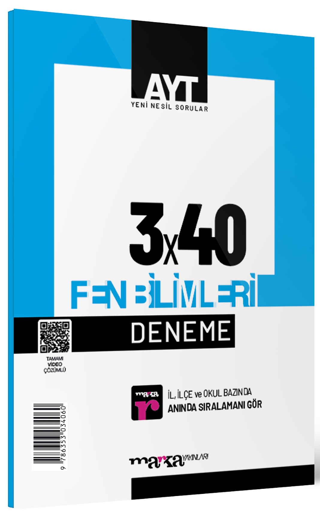 Marka Yayınları Ayt Fen Bilimleri 3X40 Deneme