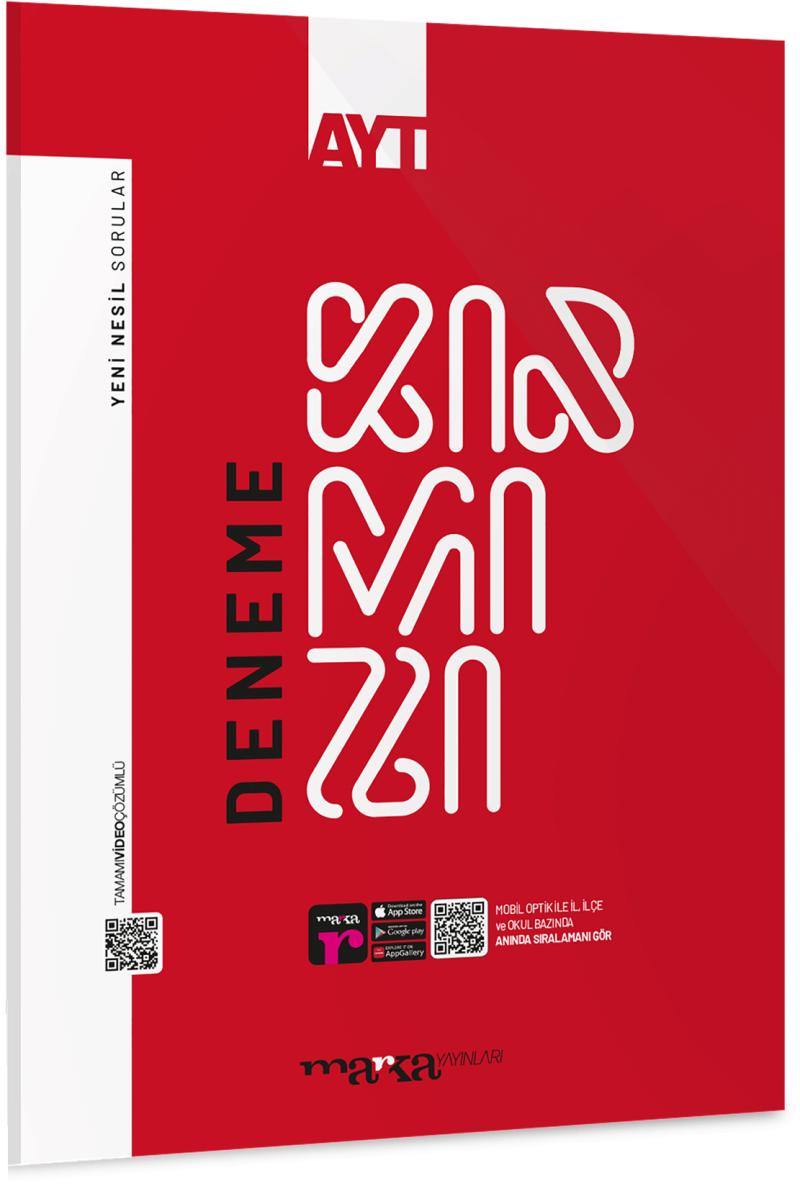 Marka Yayınları Ayt Kırmızı Deneme Yeni Nesil Tamamı Video Çözümlü 