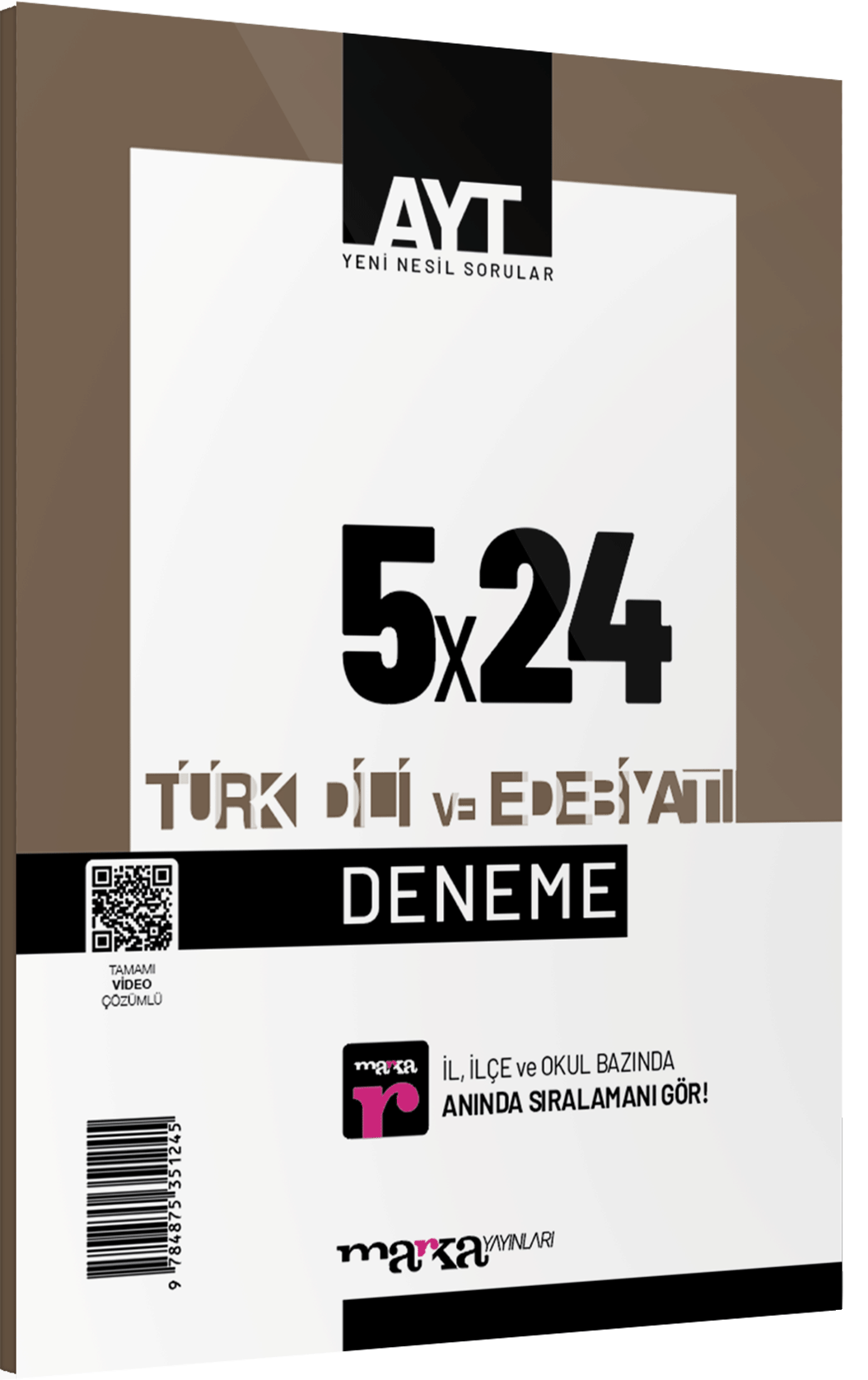 Marka Yayınları Ayt Türk Dili Ve Edebiyatı 5 Deneme Tamamı Video Çözümlü