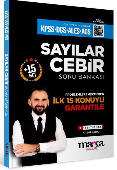 Marka Yayınları KPSS DGS ALES AGS Sayılar Cebir Soru Bankası