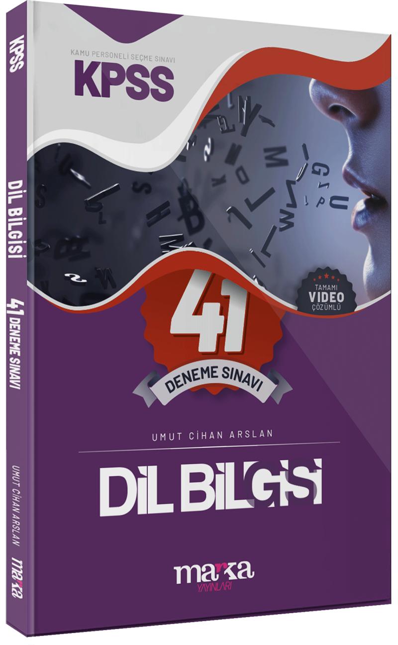 Marka Yayınları Kpss Dil Bilgisi Tamamı Video Çözümlü 41 Deneme
