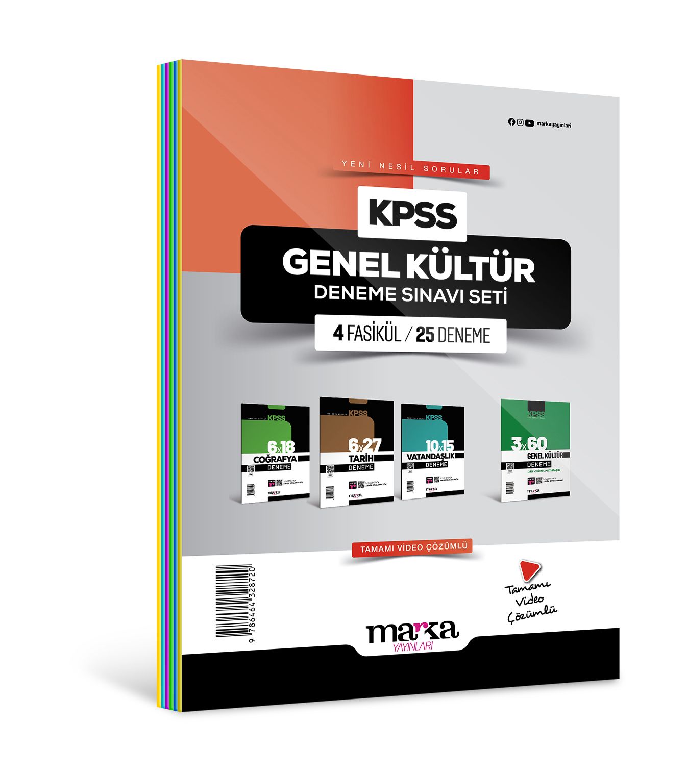 Marka Yayınları Kpss Genel Kültür Deneme Sınavı Seti 4 Fasikül 25 Deneme