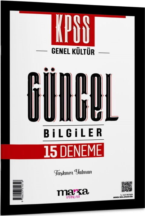 Marka Yayınları KPSS Genel Kültür Güncel Bilgiler 15 Deneme