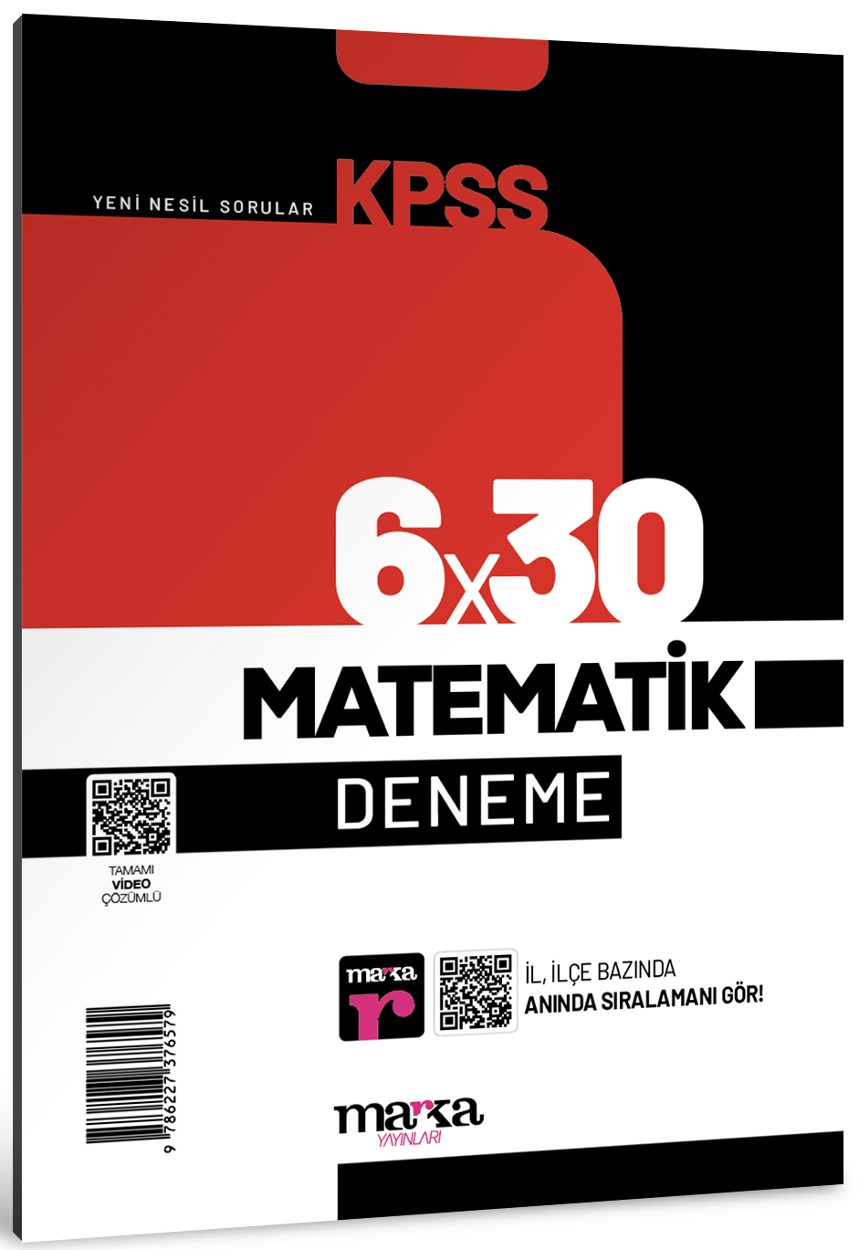 Marka Yayınları Kpss Matematik 6X30 Deneme Tamamı Video Çözümlü