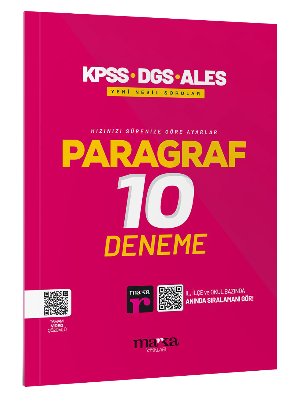 Marka Yayınları  KPSS Paragraf Yeni Nesil 10 Deneme