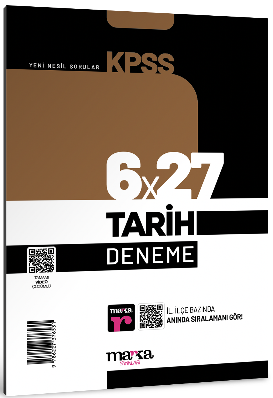 Marka Yayınları Kpss Tarih 6X27 Deneme Tamamı Video Çözümlü