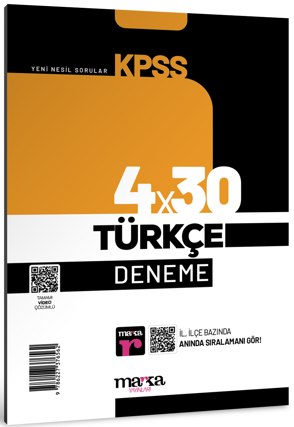 Marka Yayınları Kpss Türkçe 4X30 Deneme Tamamı Video Çözümlü
