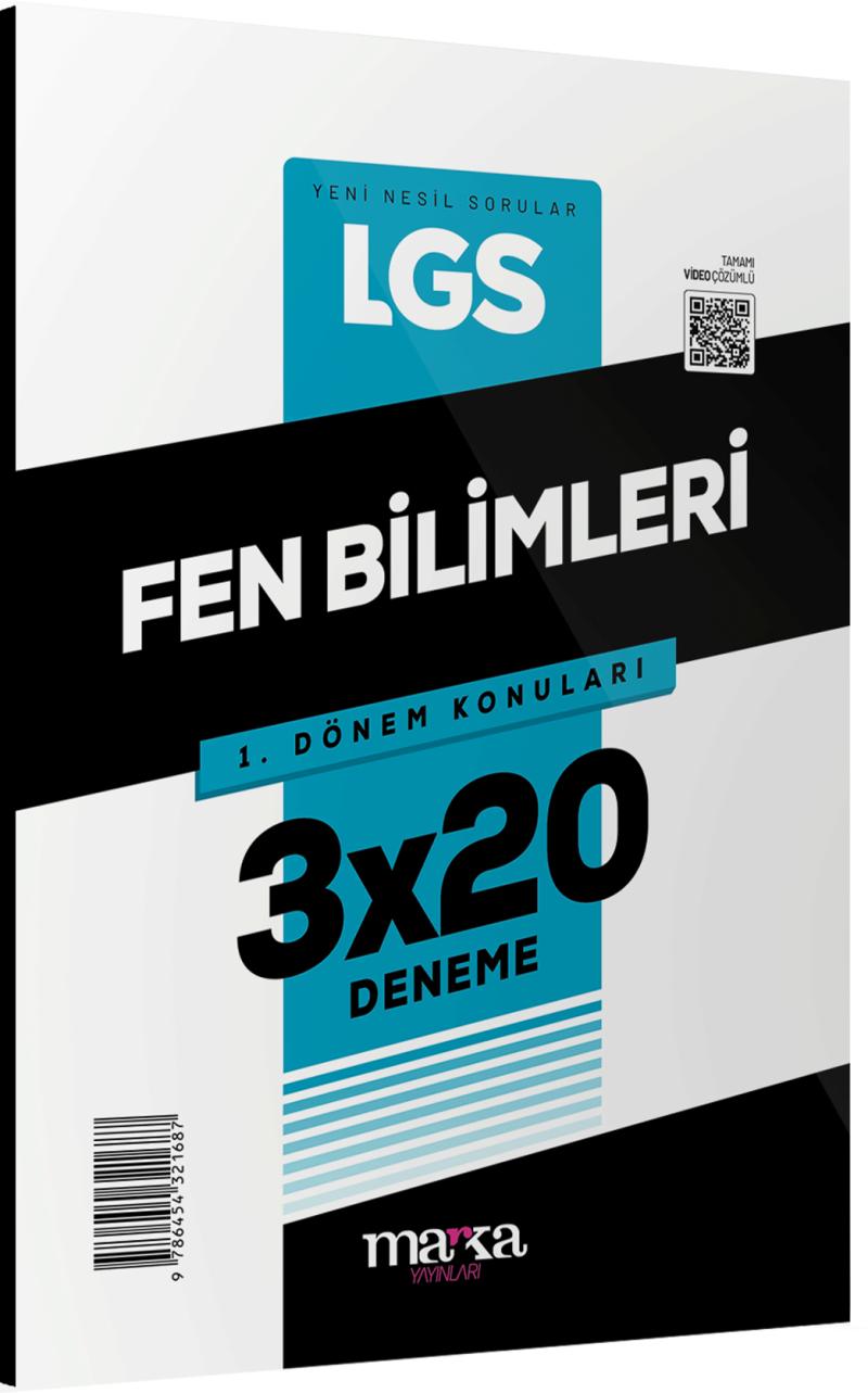 Marka Yayınları  Lgs 8. Sınıf 1. Dönem Konuları Fen Bilimleri 3 Deneme