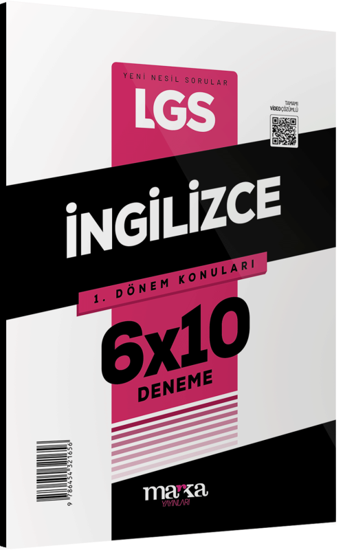 Marka Yayınları Lgs 8. Sınıf 1.Dönem Konuları İngilizce 6 Deneme