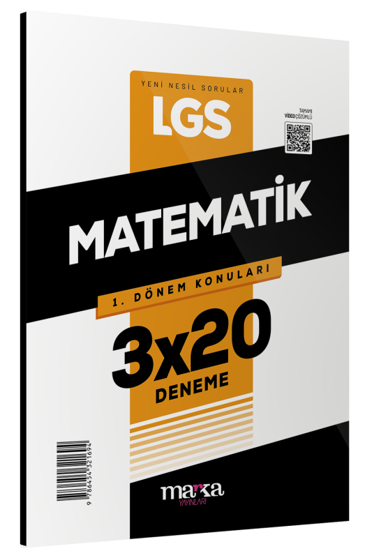 Marka Yayınları Lgs 8. Sınıf 1.Dönem Konuları Matematik 3 Deneme