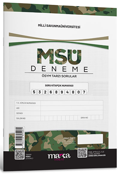 Marka Yayınları Msü Yeni Nesil Deneme Tamamı Video Çözümlü