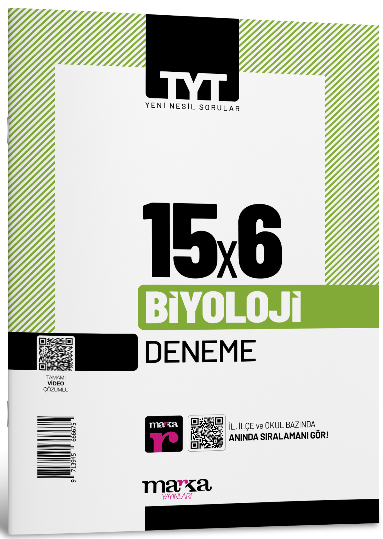 Marka Yayınları Tyt Biyoloji 15 Deneme Tamamı Video Çözümlü