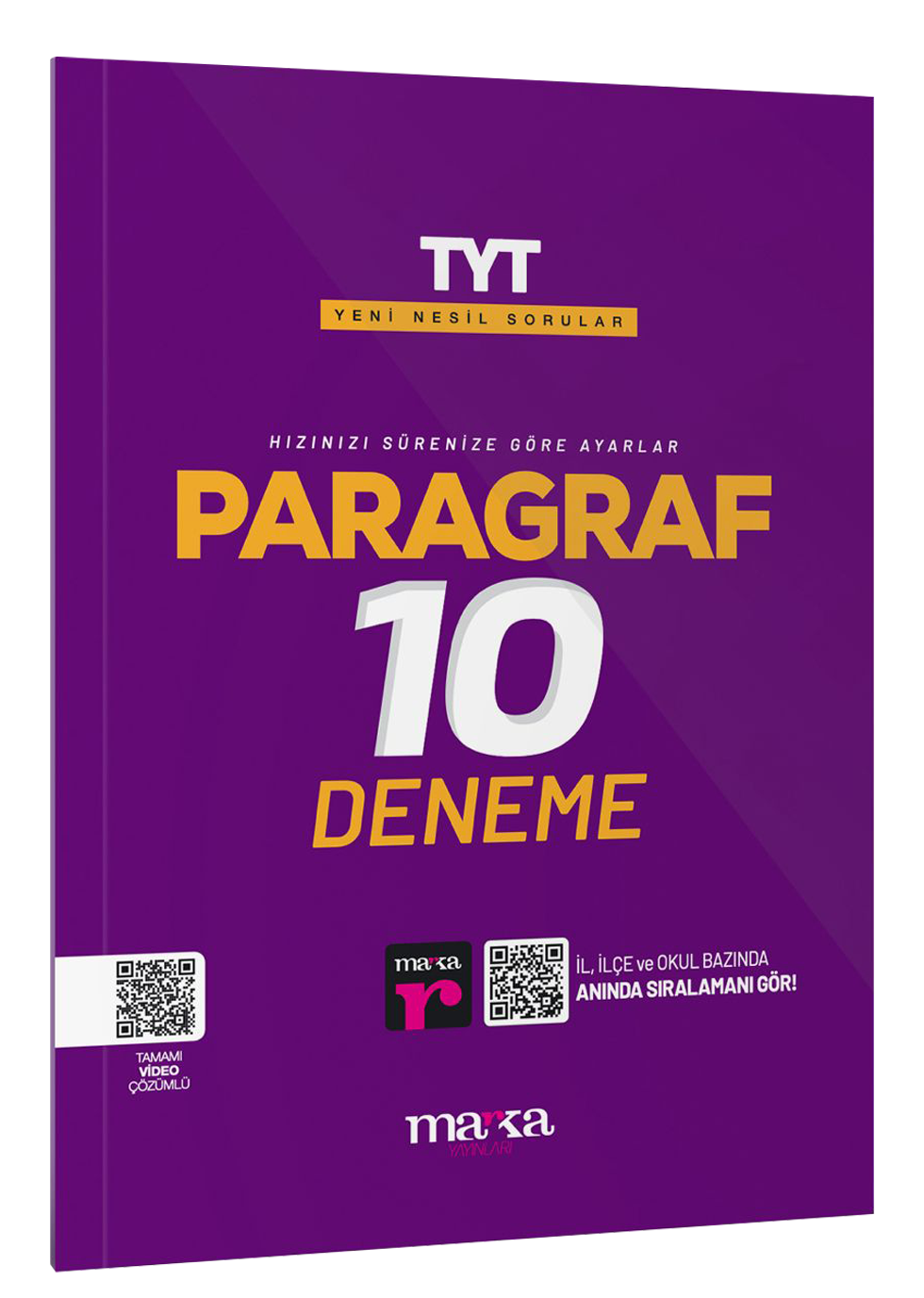 Marka Yayınları  TYT Paragraf Yeni Nesil 10 Deneme