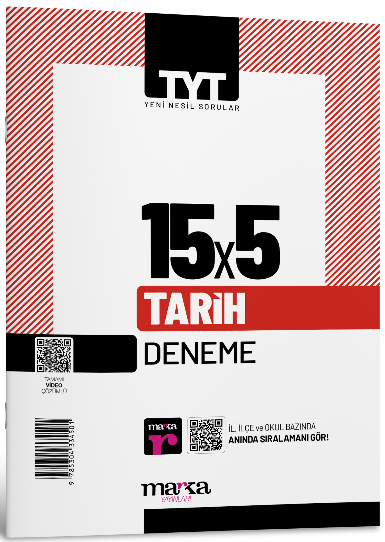 Marka Yayınları Tyt Tarih 15 Deneme Tamamı Video Çözümlü
