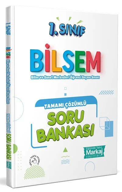 Markaj Yayınları 1. Sınıf Bilsem Tamamı Çözümlü Soru Bankası