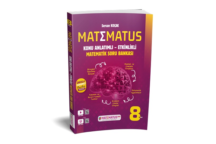 Matematus LGS 8. Sınıf Matematik Konu Anlatımlı Etkinlikli Soru Bankası