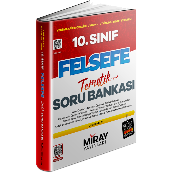 Miray Yayınları 10. Sınıf Felsefe Konu Özetli Tematik Soru Bankası