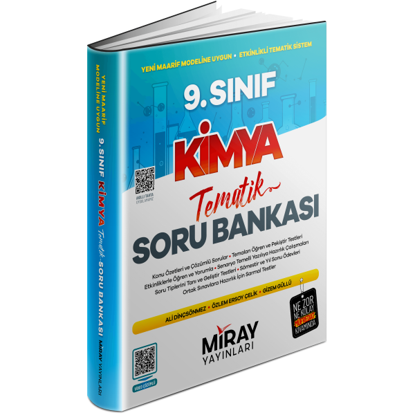 Miray Yayınları 9. Sınıf  Kimya Tematik Konu Özetli Soru Bankası