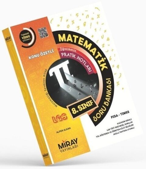 Miray Yayınları LGS 8. Sınıf Matematik Soru Bankası