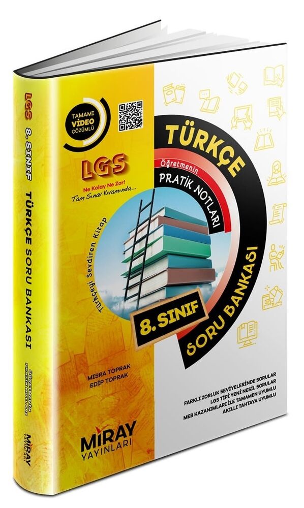 Miray Yayınları LGS 8. Sınıf Türkçe Soru Bankası