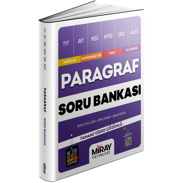 Miray Yayınları Tyt Paragraf Soru Bankası