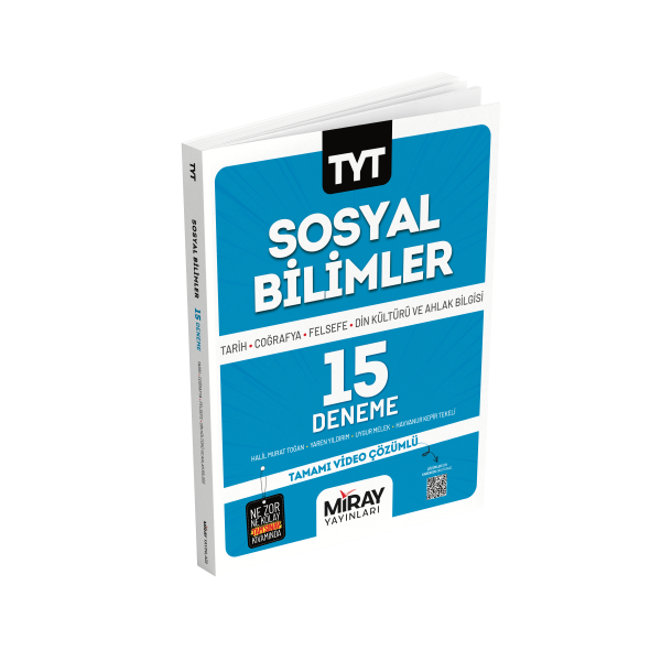 Miray Yayınları TYT Sosyal Bilimler 15 Deneme