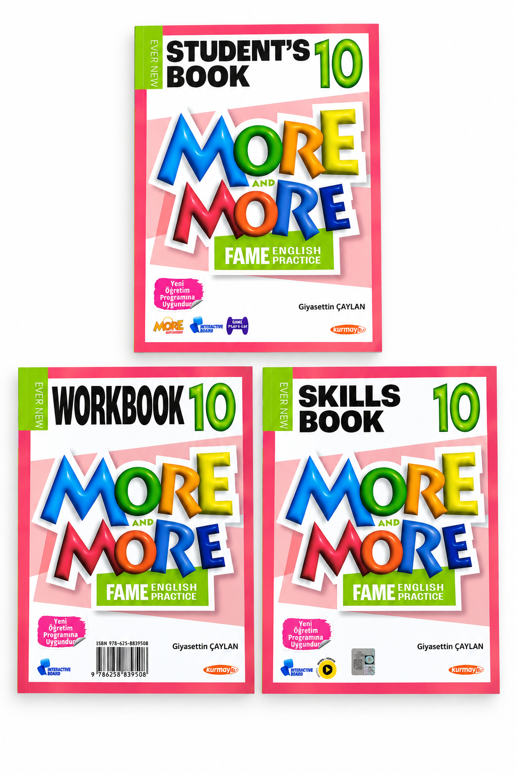 More and More 10. Sınıf  Student's Book - Workbook - Skills Book (3 Kitap)