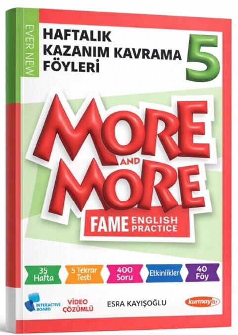 More and More 5. Sınıf Haftalık Kazanım Kavrama Föyleri
