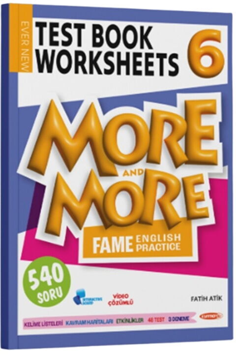 More and More 6. Sınıf Fenomen Test Book