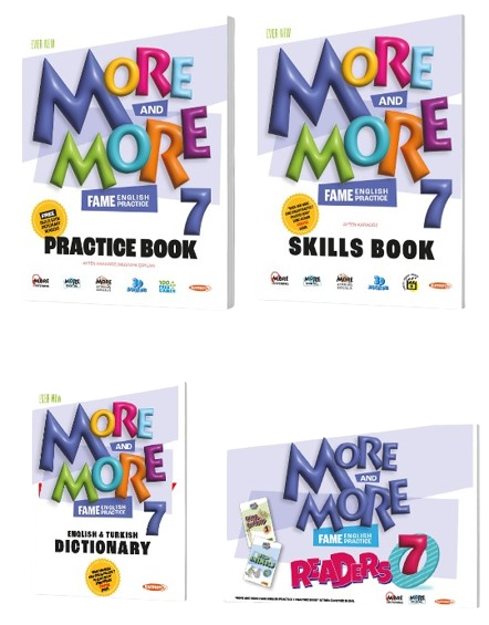 More and More 7. Sınıf Practice Book Skills Book Dictionary