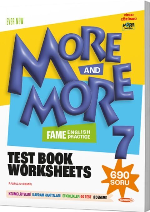More and More 7. Sınıf Test Book Worksheets 