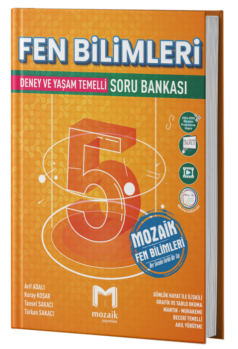 Mozaik Yayınları 5. Sınıf  Fen Bilimleri Soru Bankası