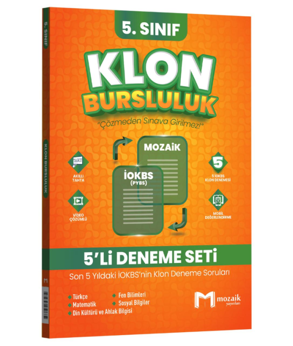 Mozaik Yayınları 5. Sınıf Klon 5 li Deneme Seti