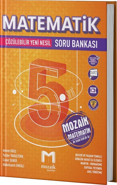 Mozaik Yayınları 5. Sınıf  Matematik Soru Bankası