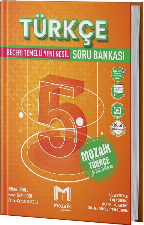 Mozaik Yayınları 5. Sınıf  Türkçe Soru Bankası