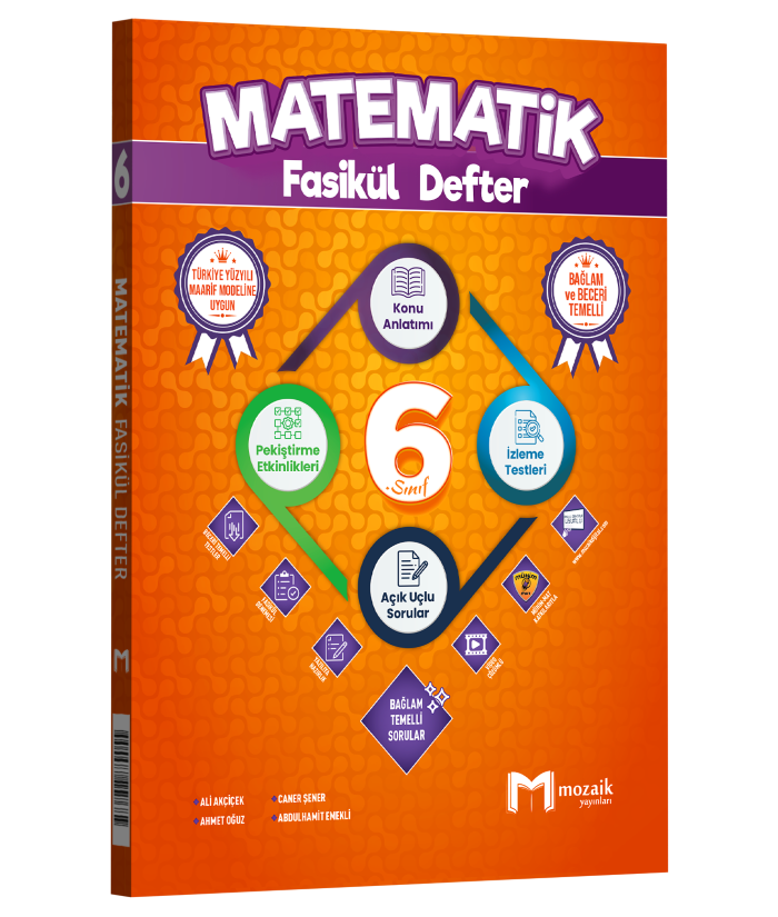 Mozaik Yayınları 6. Sınıf Matematik Fasikül Defter
