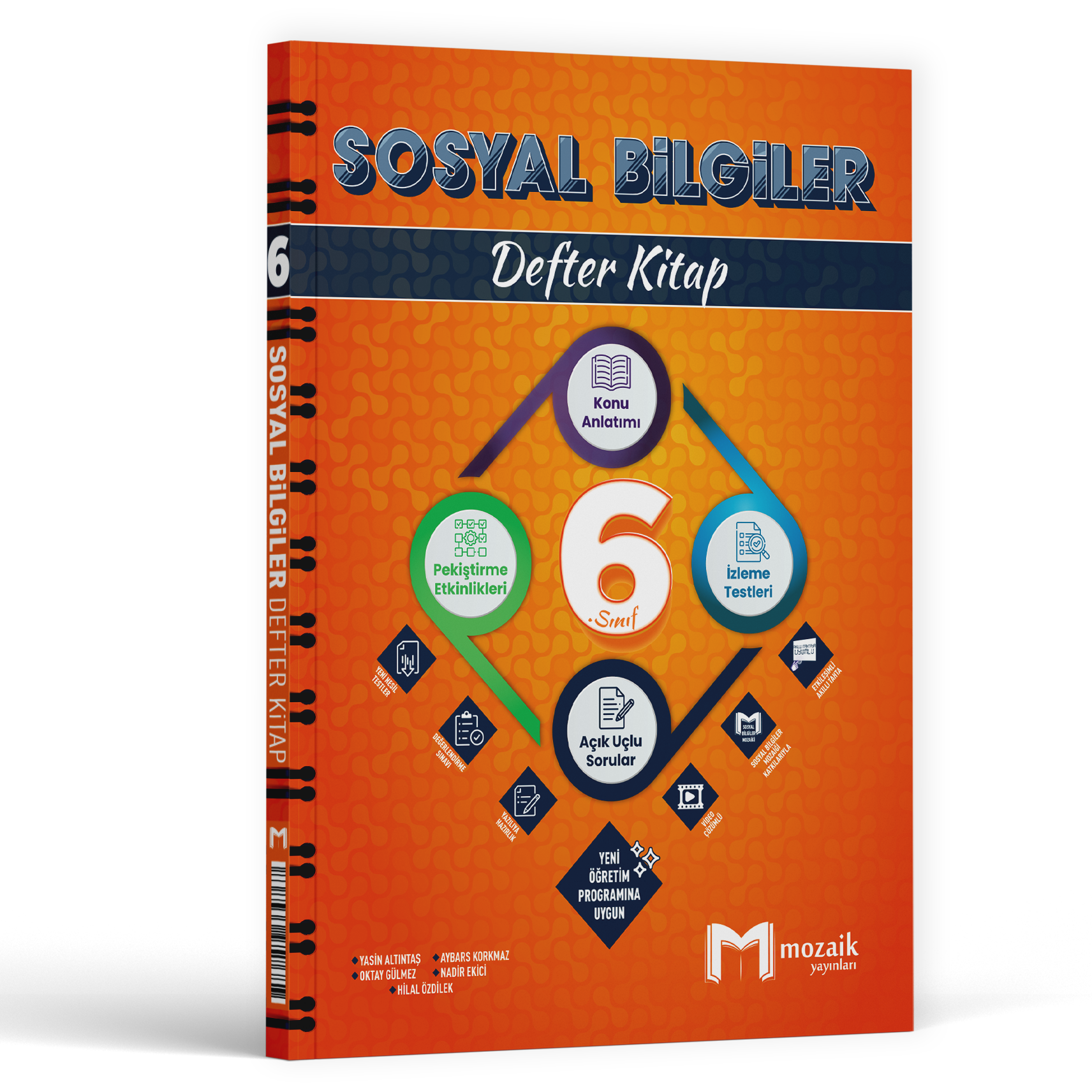 Mozaik Yayınları 6. Sınıf Sosyal Bilgiler Defter Kitap