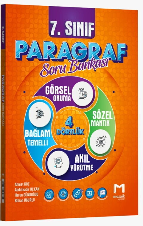 Mozaik Yayınları 7. Sınıf Paragraf Soru Bankası